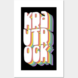 Krautrock // Retro Typography Design Posters and Art